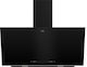 Beko Chimney Vent Hood 90cm Black
