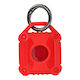 Holder Keychain Case Silicone for AirTag in Red color