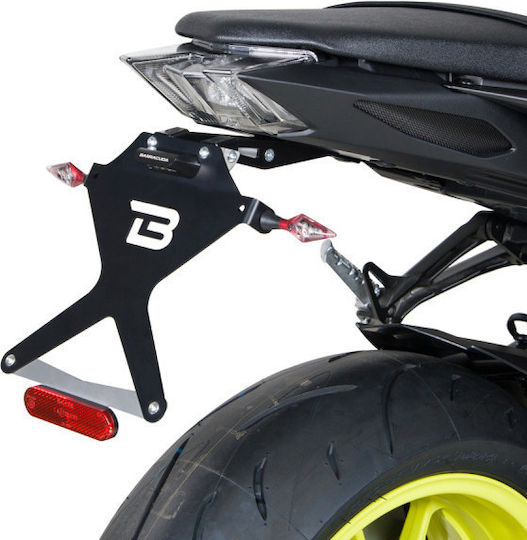 Barracuda Foldable Motorcycle License Plate Holder