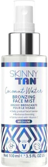 Skinny Tan Coconut Water Face Bronzing Mist Tanning Face Scent of Coconut & Pineapple 100ml