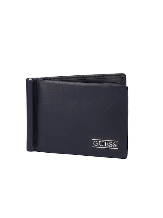 Guess Men's Leather Card Wallet Black