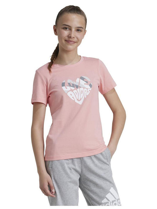 Adidas Tricou pentru copii Roz