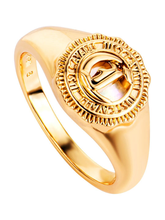 Just Cavalli Women's Gold Plated Steel Ring