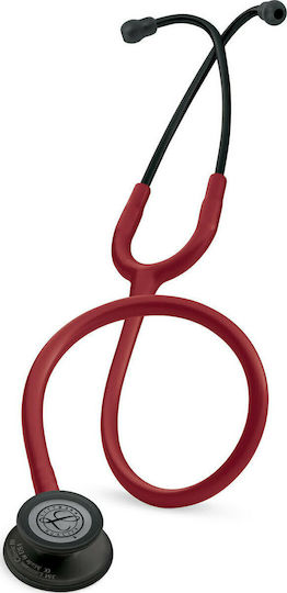 3M Littmann Classic III Pediatric Stethoscope Non-Chill Dual Bell Burgundy 5868