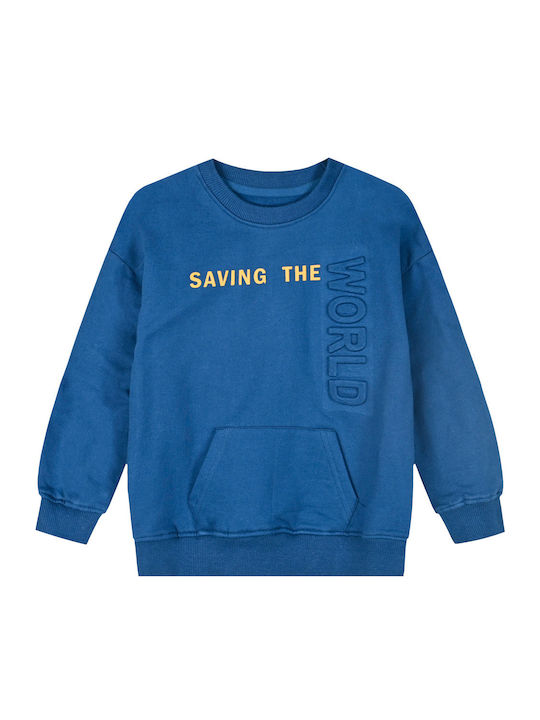 Kinder-Sweatshirt Petrol