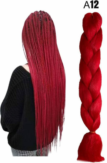 Hairpieces in Red Color A12 125cm Hair
