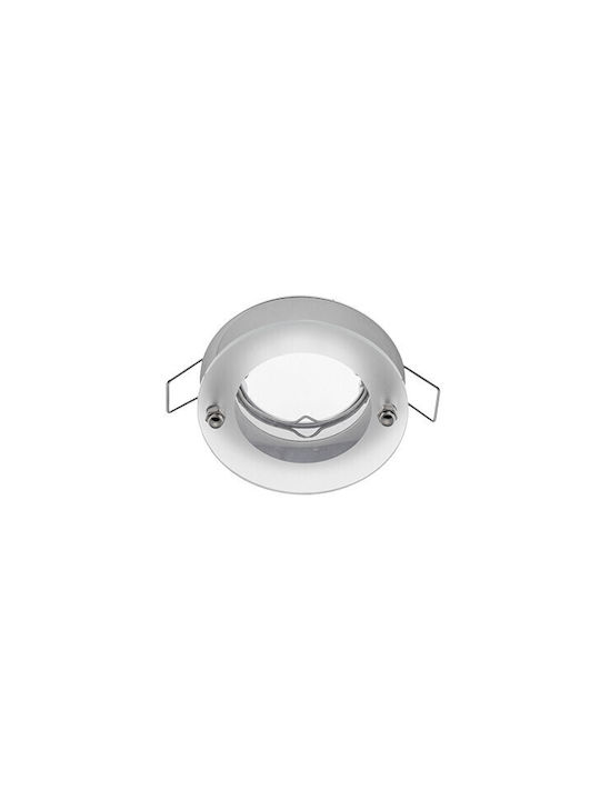 Elmark Round Metallic Frame for Spot GU5.3 Silver