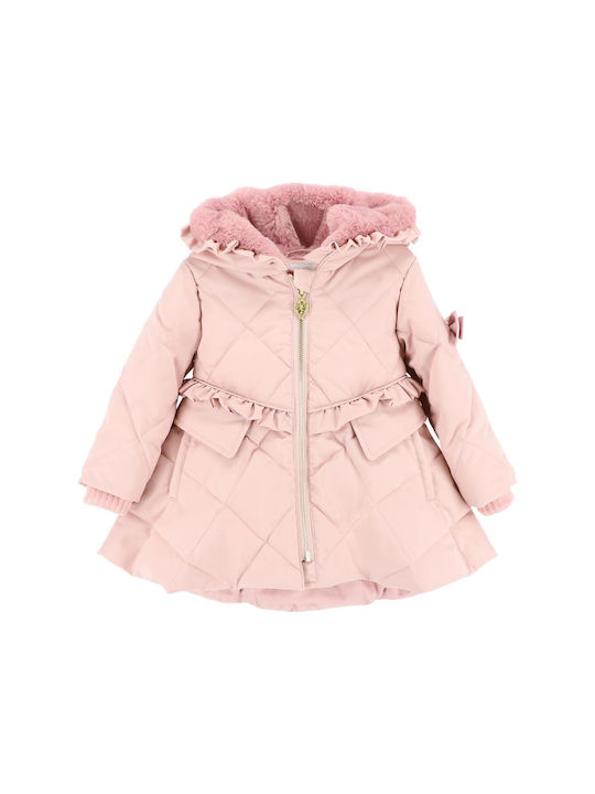 Angel's Face Kids Coat with Hood Tea Rose