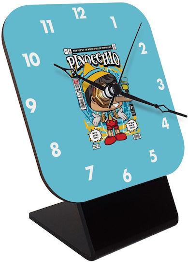 Koupakoupa Wooden Desktop Clock Pinocchio