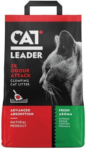 Cat Leader Odour Attack Άμμος Γάτας με Άρωμα Φρεσκάδας 5kg 1268
