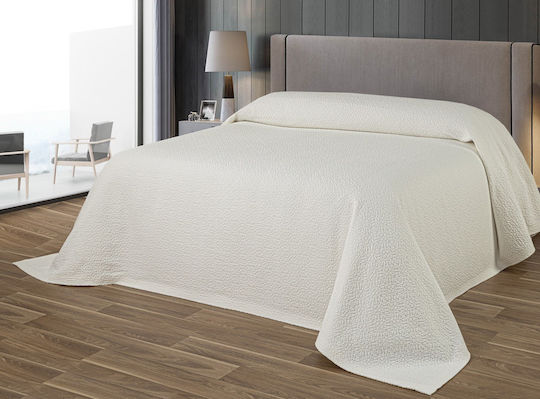 Liolios Home Paris Pique Blanket King Size 260x240cm Off White