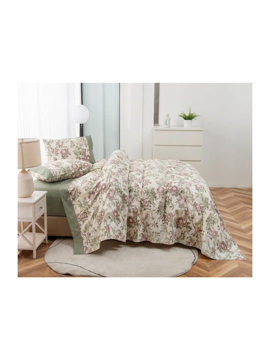 Liolios Home Set Cearșafuri 245x270cm. Lila 4buc