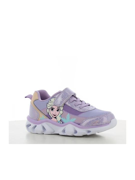 Modum Παιδικά Sneakers Frozen με Φωτάκια Λιλά