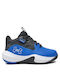 Ps Lockdown 7 Kids Sports Shoes Basketball with Laces Blue
