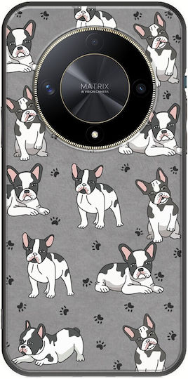 French Bulldog Honor Magic 6 Lite 5g Black Tpu Μαύρη Σιλικόνη