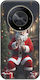 Santa Story Honor Magic 6 Lite 5G Schwarzes TPU Schwarzes Silikon