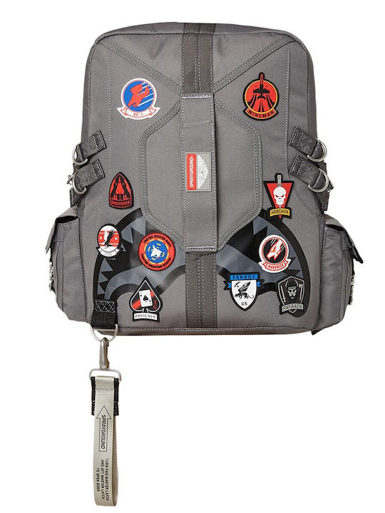 Sprayground School Bag Backpack Junior High-High School in Gray color