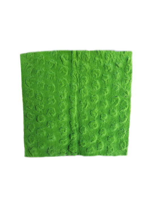 Supergreens Συνθετικό Πάνελ Φυλλωσιάς Moss Wavy Πράσινη 1x1m