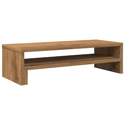 vidaXL Stand Desk Mounted Monitor Artisan Oak B...