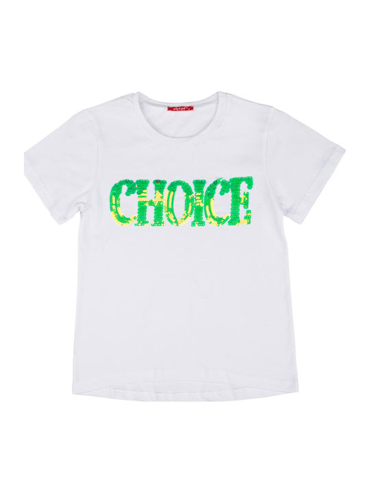 Kinder-T-Shirt Weiß