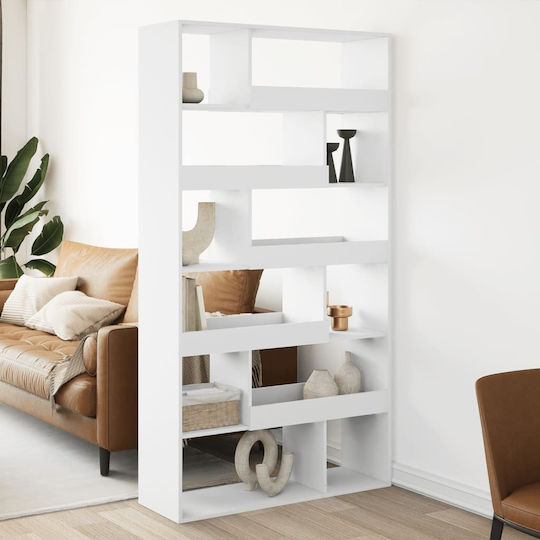 Βιβλιοθήκη Λευκό 100x33x187.5εκ.