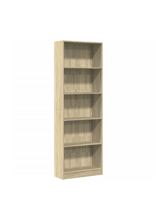 Bookcase Coffee 60x24x176cm