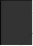 Salko Paper Folder with Rubber Band and Ears for Paper A4 Black