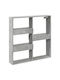 Shelf Wall Grey 80x15x80cm