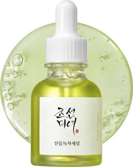 Beauty of Joseon Calming Успокояващ и Хидратиращ Серум за Лице с Зелен Чай и Пантенол за Детоксификация 30ml