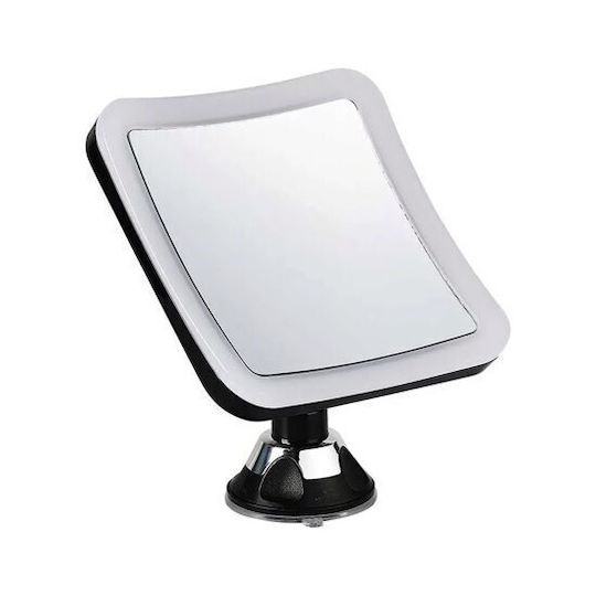 LED огледало за грим 3.2 W 30 Lm 6400K 10x увеличение 162 x 132 мм IP44 4xAA