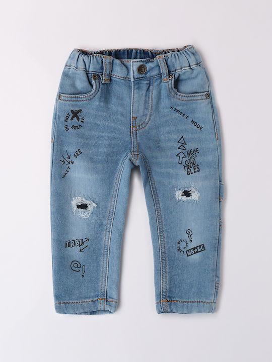 iDO Pantalon Jeans Pentru Copii Albastru