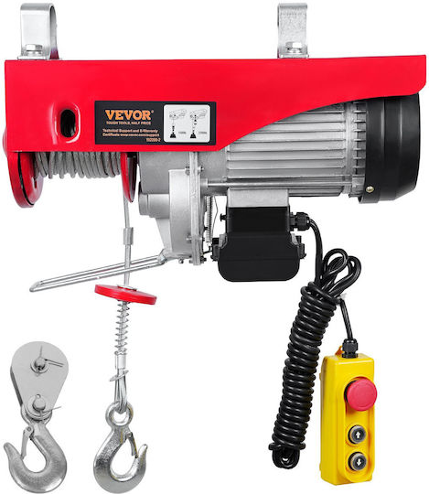 Electric Hoist 1600 W Wired Remote Control Max Lifting Height 6/12 M Speed 10 M Min Capacity 500 1000 Kg