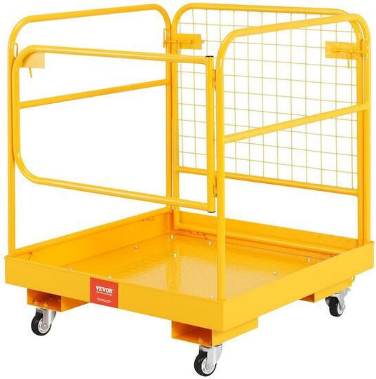 Platformă de Siguranță pentru Motostivuitor Vevor Max 544 Kg 4 Roți Pliabilă din Oțel