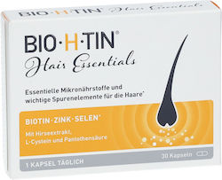 Supliment Alimentar Bio-h-tin Biotin Seleniu Zinc Întărirea Părului și Unghiilor 30 Capsule