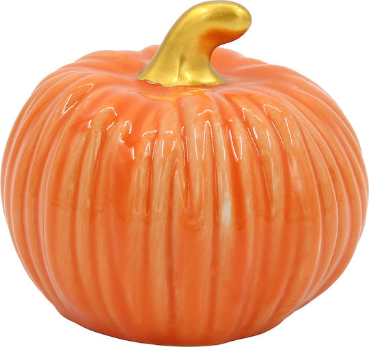 Dovleac decorativ din ceramică Ø8.5x8 cm Portocaliu Keskor 67258-4