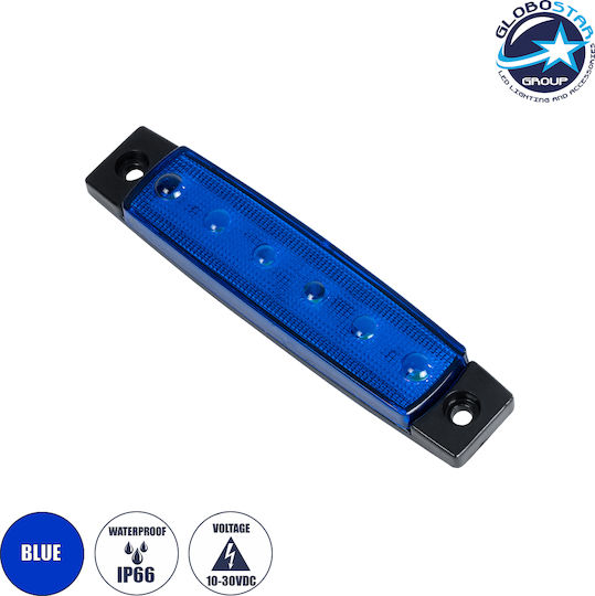 GloboStar Φως Όγκου Φορτηγού 24V - Μπλε 79903