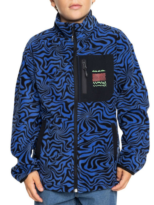 Quiksilver Cardigan pentru copii Fleece Albastru