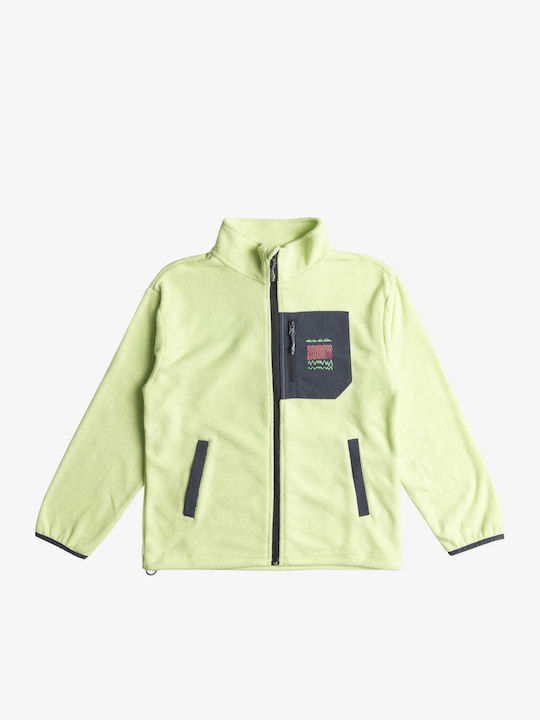 Cardigan pentru copii Fleece Shadow Lime Ice Fields