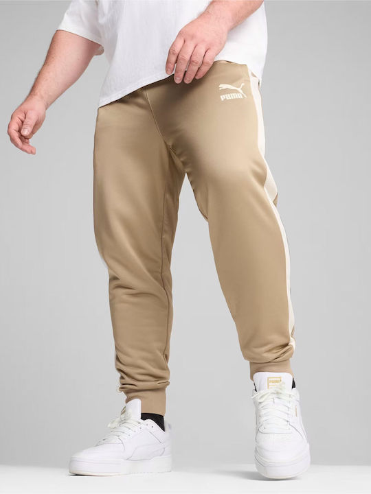 Puma T7 Iconic Track Pants Men's Sweatpants Beige