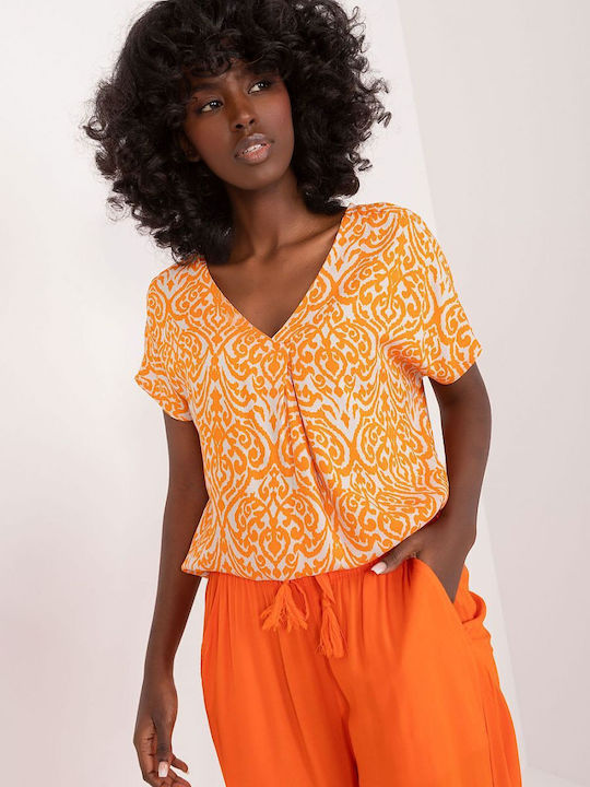 Sublevel Women's Blouse orange