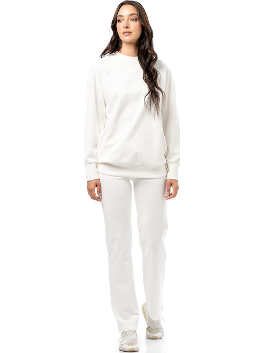 Bodymove Damen Sport Bluse White
