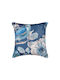 Silk Fashion Decorative Pillow Case Ks333 Blue 45x45cm.