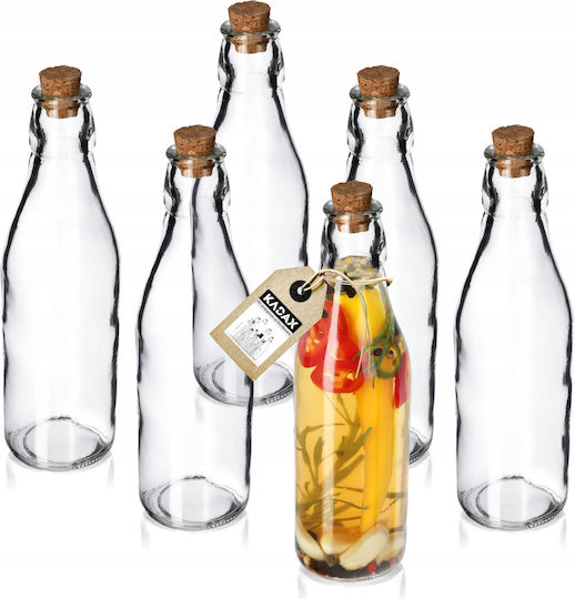Kadax Oil & Vinegar Set Glass with Flow 225ml