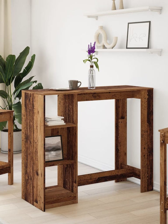 Vidaxl Bar Table Rails 124x46x103.5cm Processed...