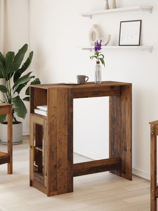 Vidaxl Bar Table Rails 101x40x103.5cm Solid Woo...