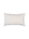 Silk Fashion Dekorativer Kissenbezug Nx201 aus Pelzige Ecrufarbe 30x50cm
