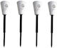 Set 4 Strend Pro Sargas Solarleuchten 7x35 cm 2 LED 1xAAA