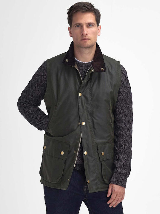 Barbour Ärmellos Herren Jacke Lässig Olive