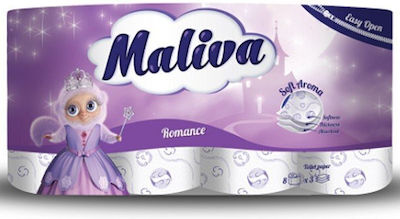 Zebra Maliva Toilettenpapier Romance 3-lagig 8 Stück 0-8741