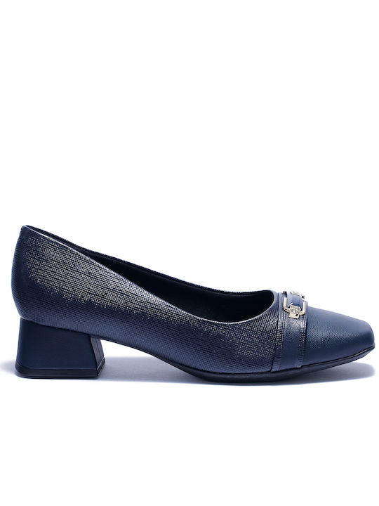 Piccadilly Anatomic Pointed Toe Blue Low Heels